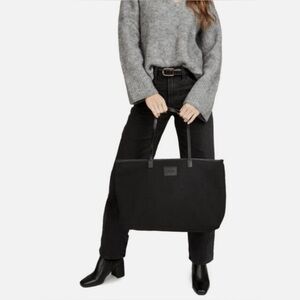 New Cleobella Canvas Black Tote Bag